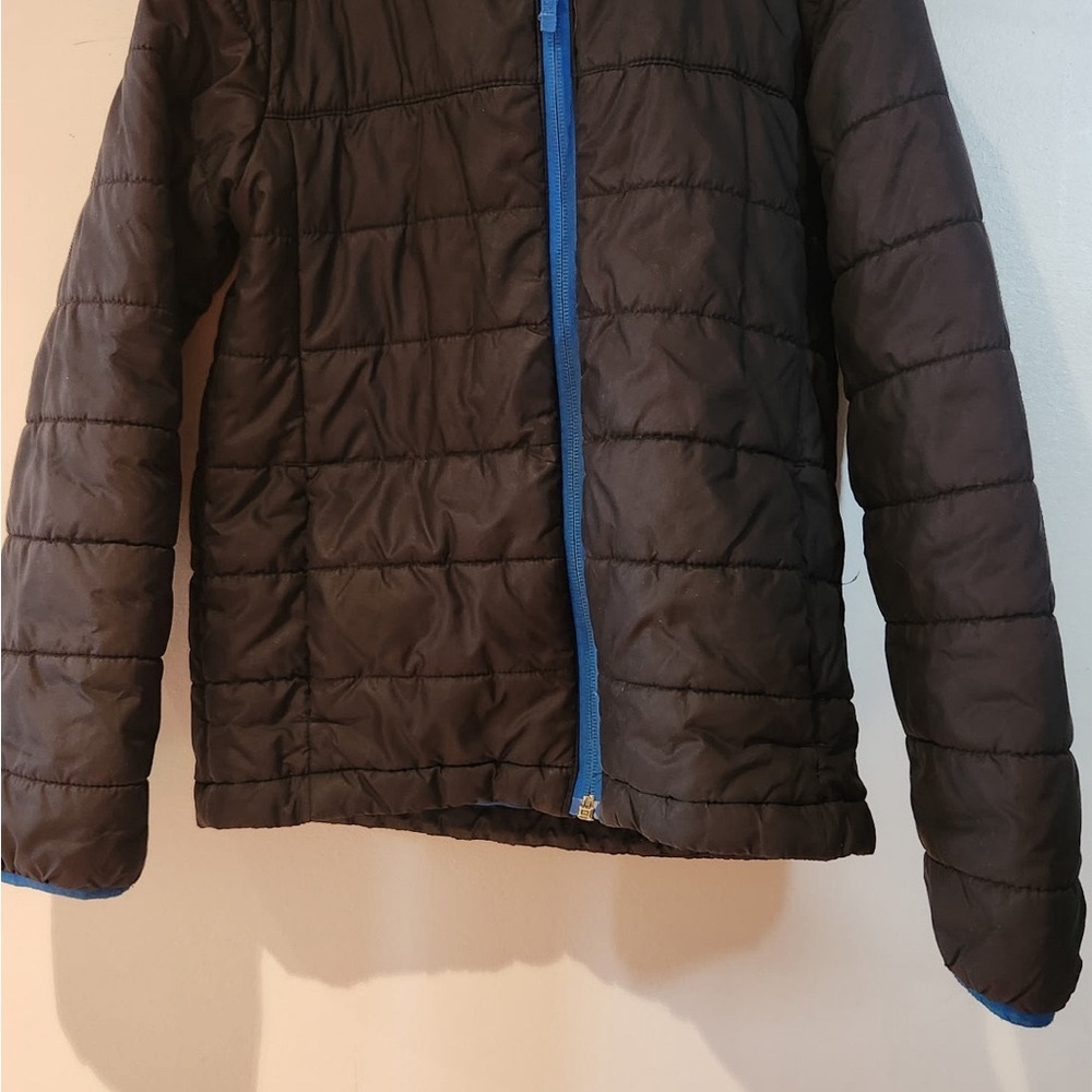 Columbia Black and Blue Quilted Puffer Jacket
